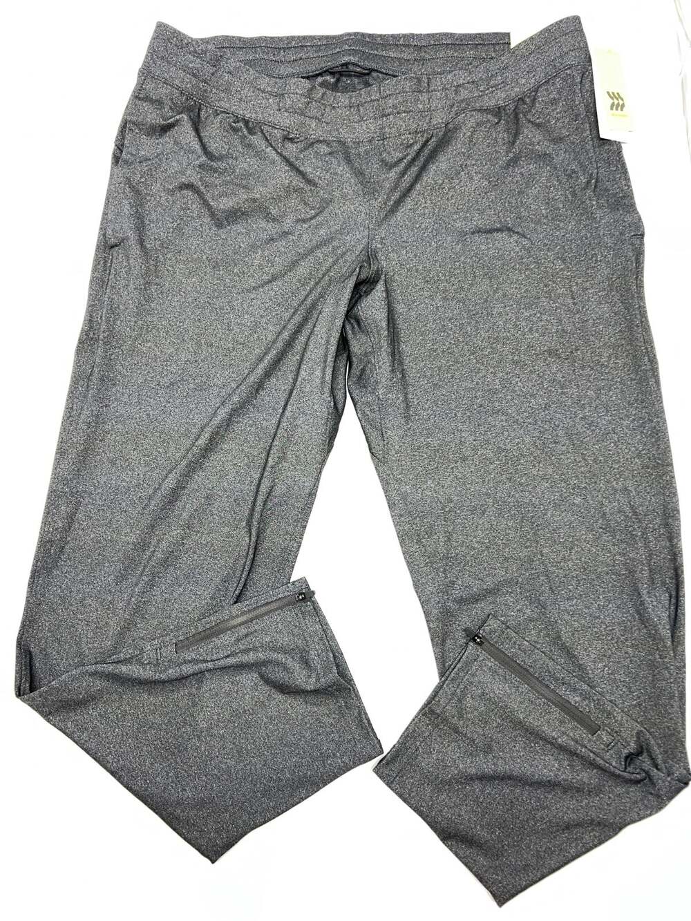 NWT All In Motion Track Training Pants Zipper Legs XL